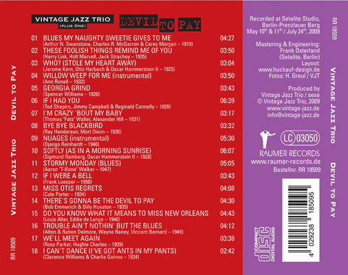 CD Devil to pay Cover2